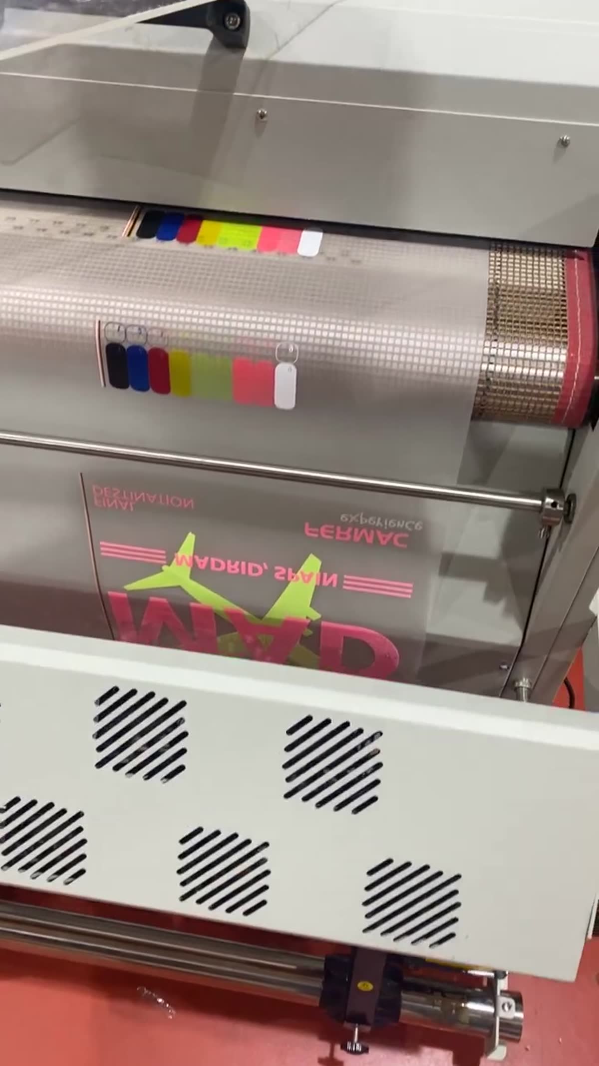 Impresión DTF flúor por metros